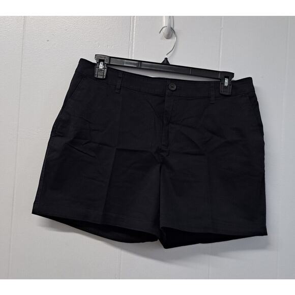 Amazon Essentials Women's 5 In‎ Inseam Chino Short Black Size 16 - Picture 1 of 11